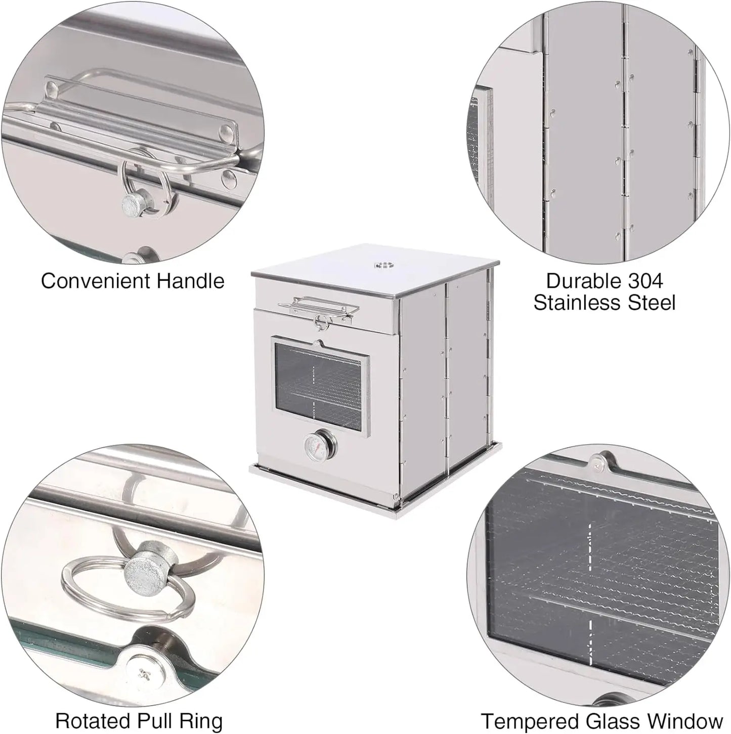 Stainless Steel Foldable Camping Oven
