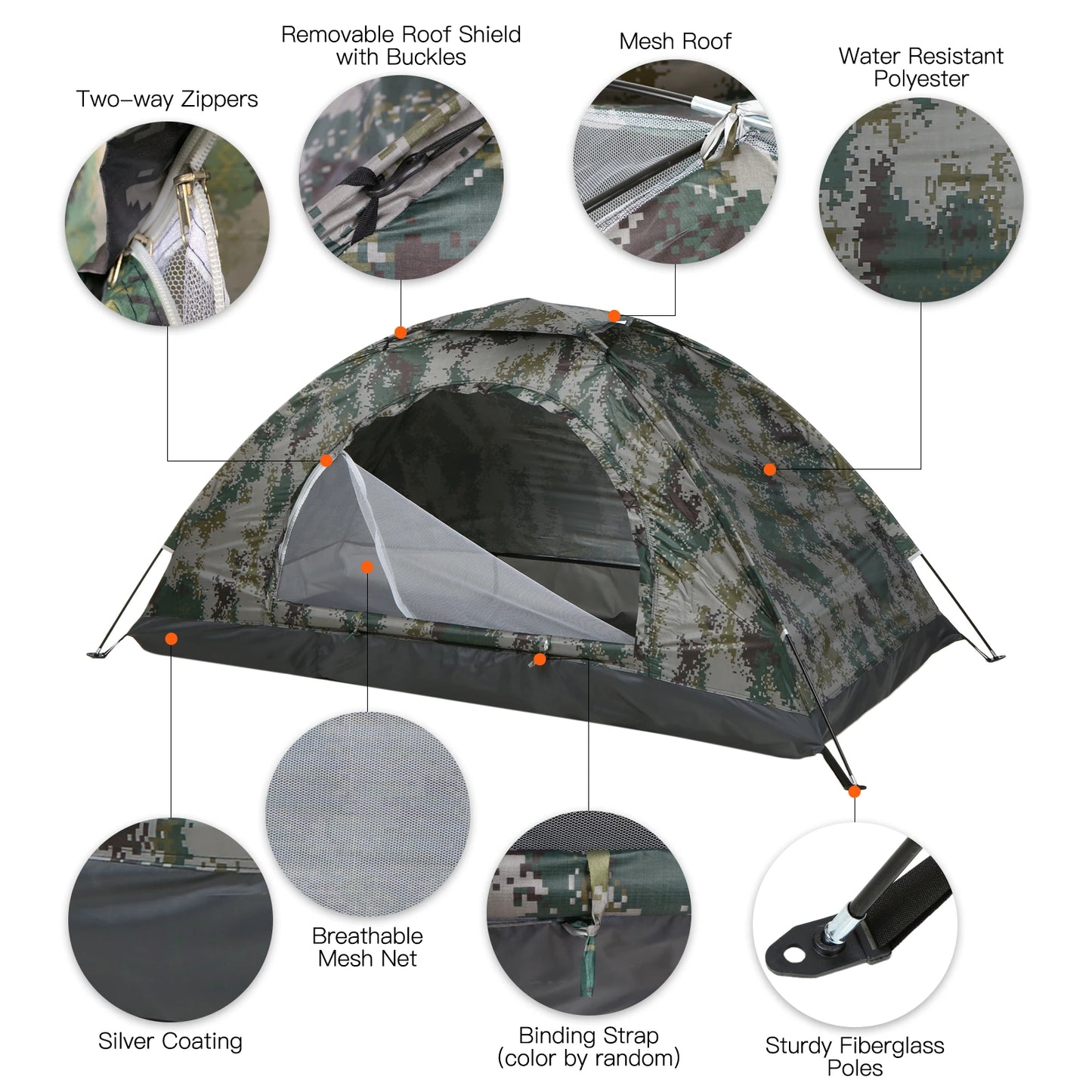 Portable Camping Tent — Lightweight, Water-Resistant Shelter for Outdoor Adventures