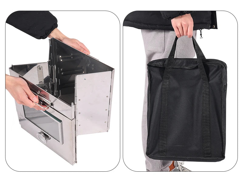 Stainless Steel Foldable Camping Oven