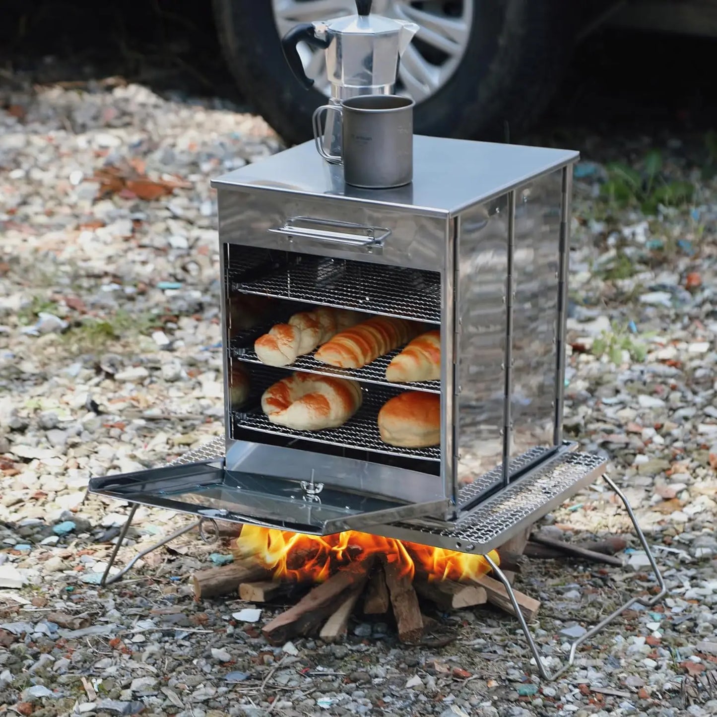 Stainless Steel Foldable Camping Oven