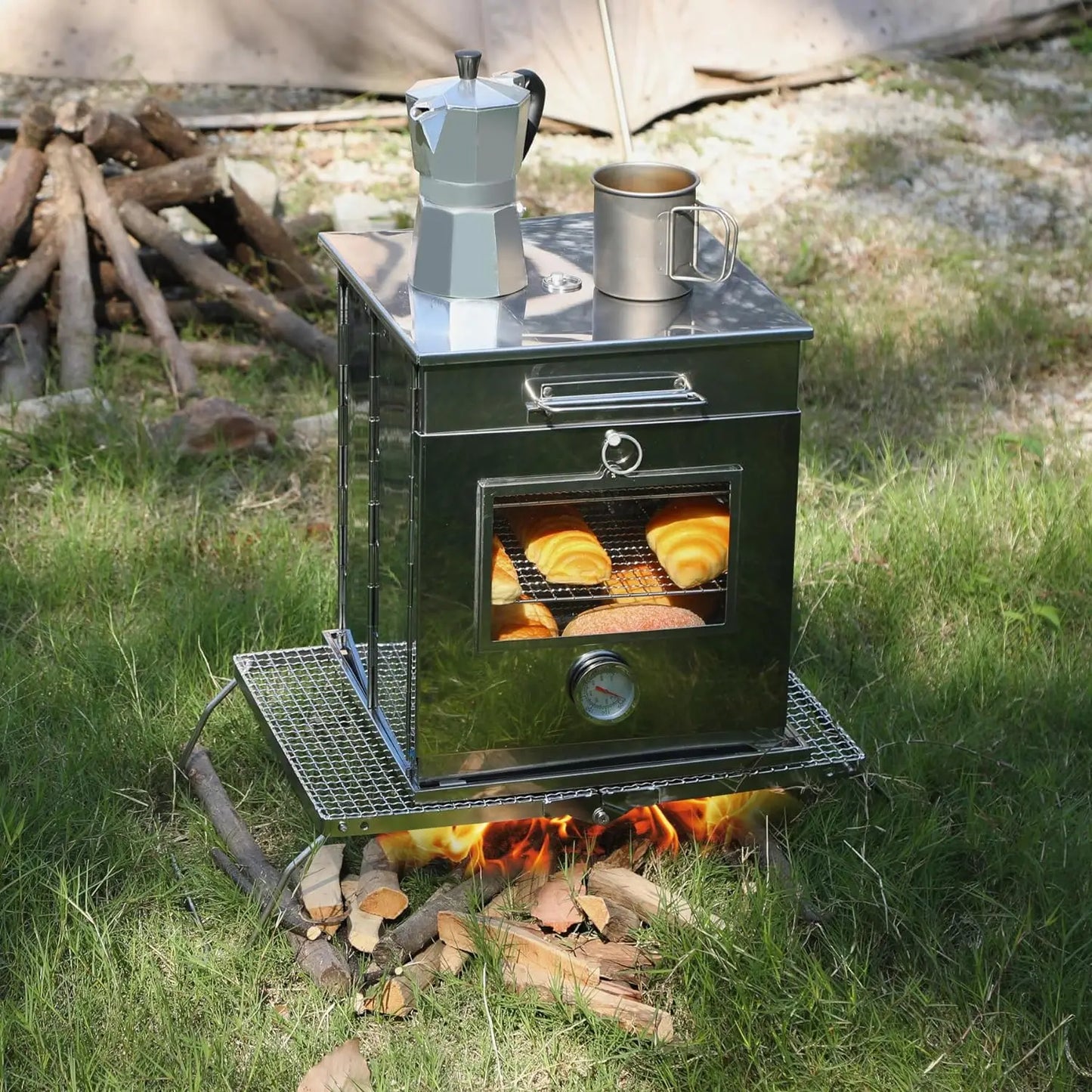 Stainless Steel Foldable Camping Oven