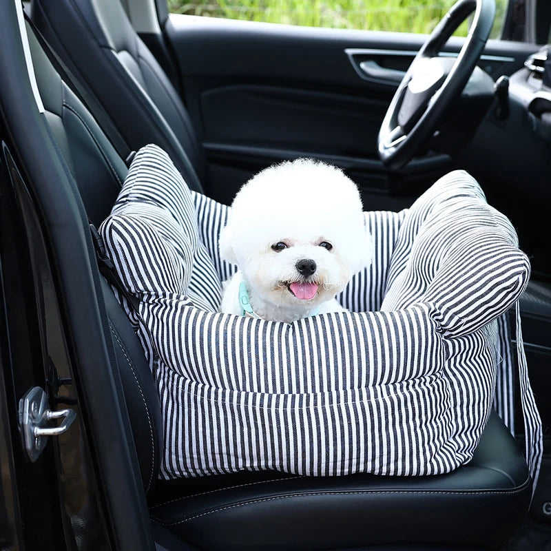 Cozy Ride™ Soft Pet Car Seat — Breathable Couch-Style Comfort