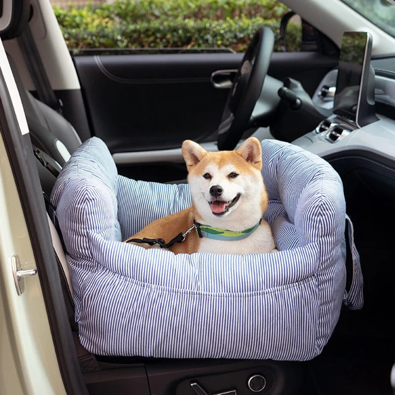 Cozy Ride™ Soft Pet Car Seat — Breathable Couch-Style Comfort
