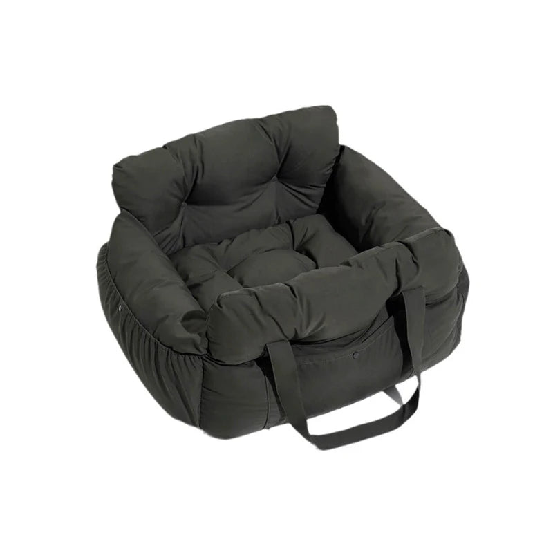 Cozy Ride™ Soft Pet Car Seat — Breathable Couch-Style Comfort