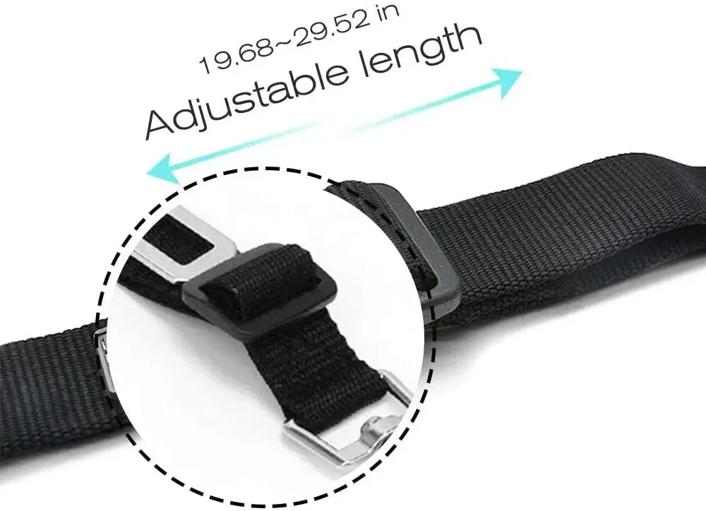 Adjustable Pet Car Seat Leash — Secure, Comfortable & Travel-Ready
