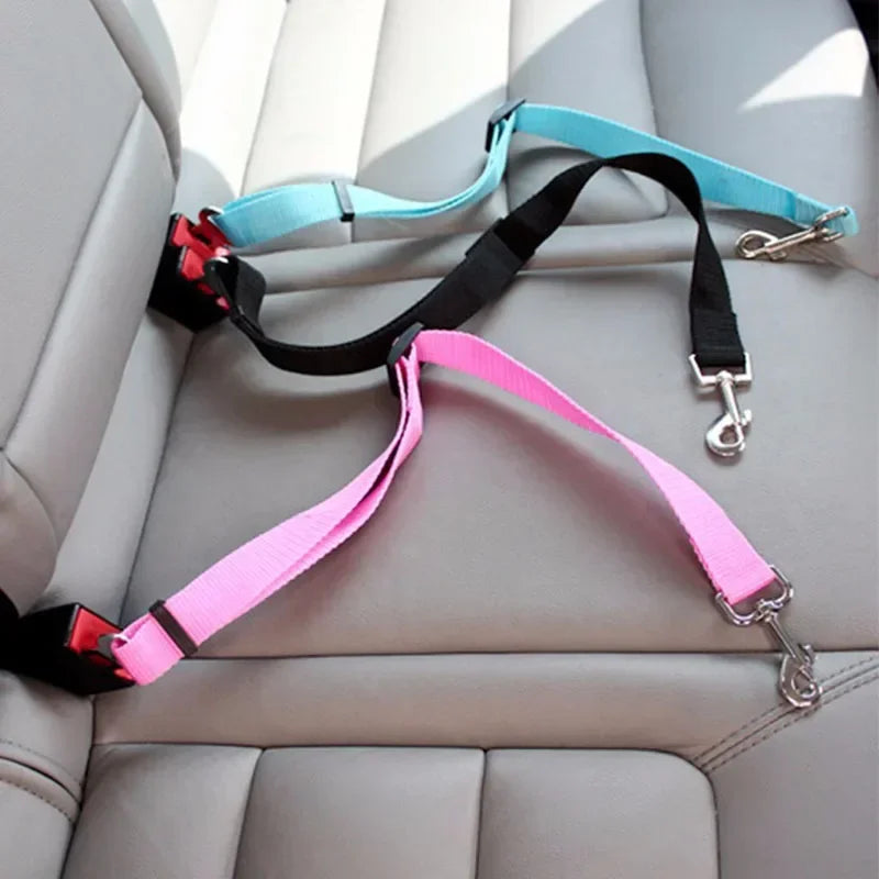 Adjustable Pet Car Seat Leash — Secure, Comfortable & Travel-Ready