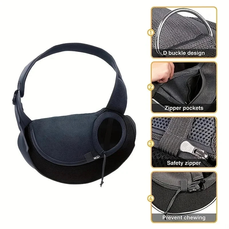 CozyCarry Hands-Free Pet Sling — Stylish & Comfortable Carrier