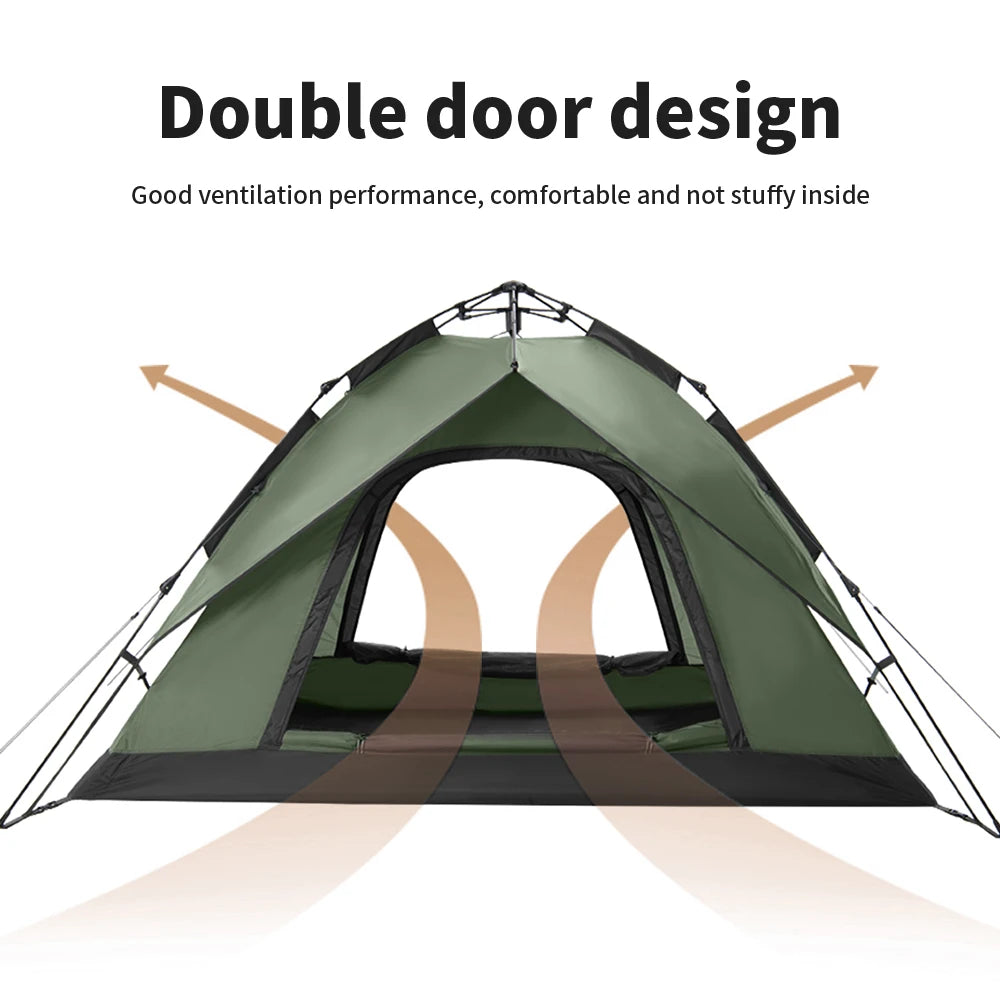 Naturehike automatic pop-up tent — Quick Setup, Waterproof, and Breathable