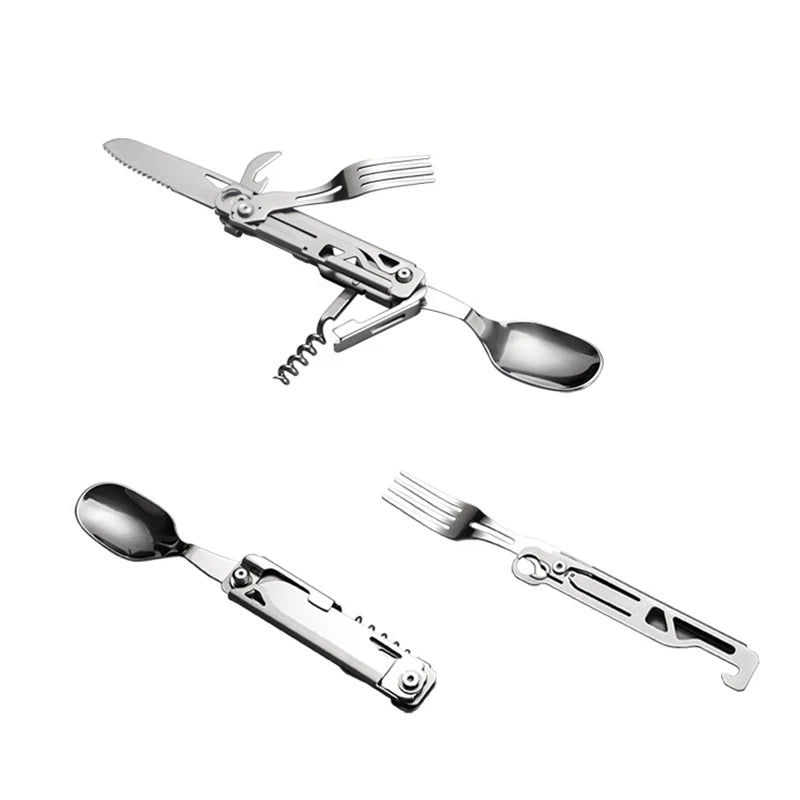 All-in-One Camping Multi-Tool — Compact, Versatile & Built for Adventure