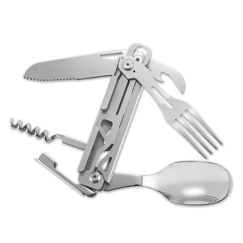 All-in-One Camping Multi-Tool — Compact, Versatile & Built for Adventure