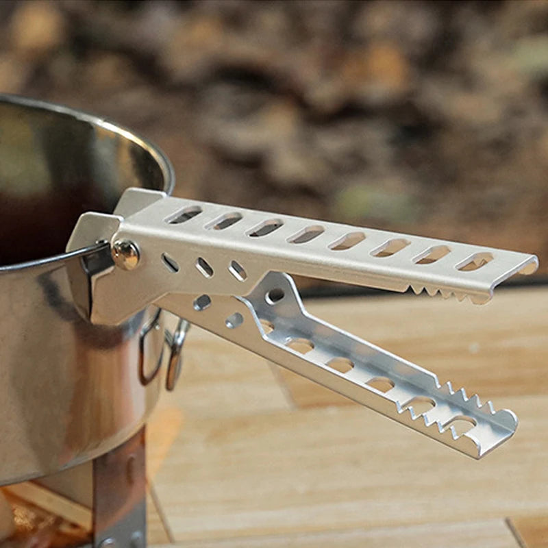 Aluminum Alloy Anti-Scalding Pot Clip — Lightweight Heat-Resistant Handle & Food Tong