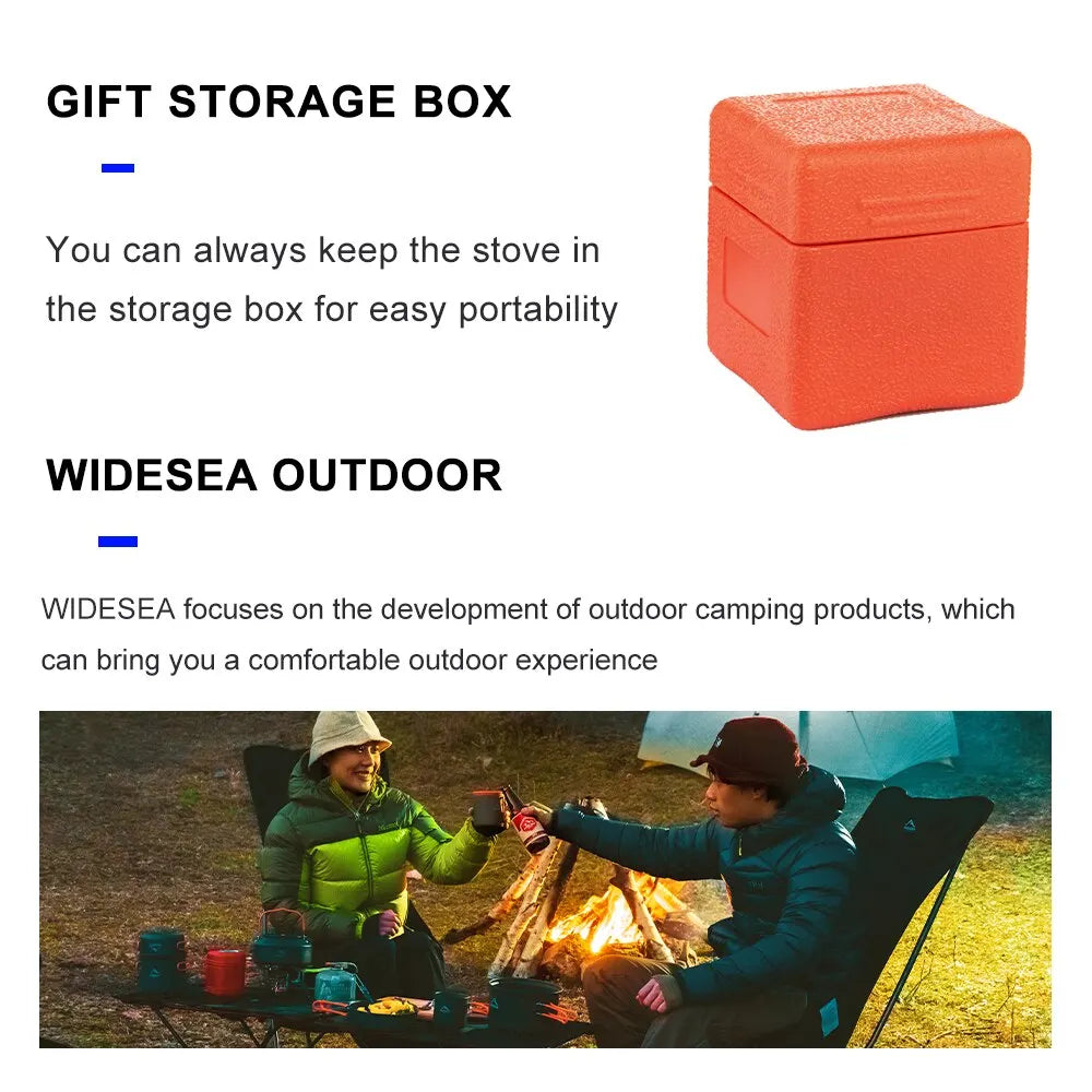 Portable Camping Stove – High-Power, Foldable, and Propane-Compatible