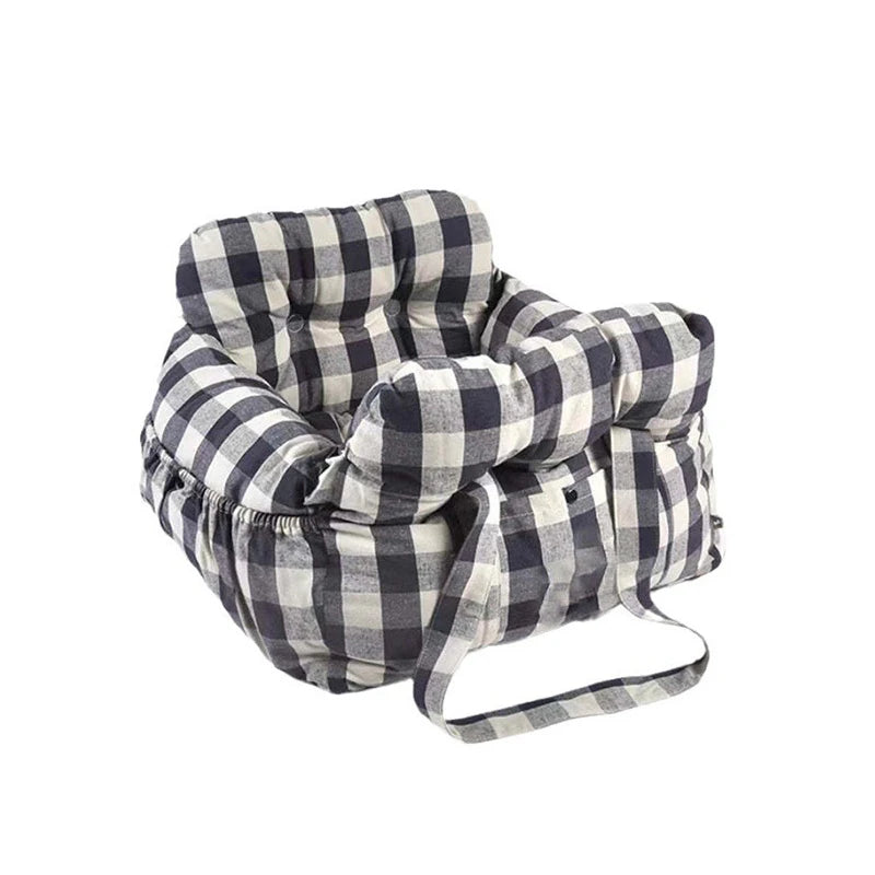 Cozy Ride™ Soft Pet Car Seat — Breathable Couch-Style Comfort