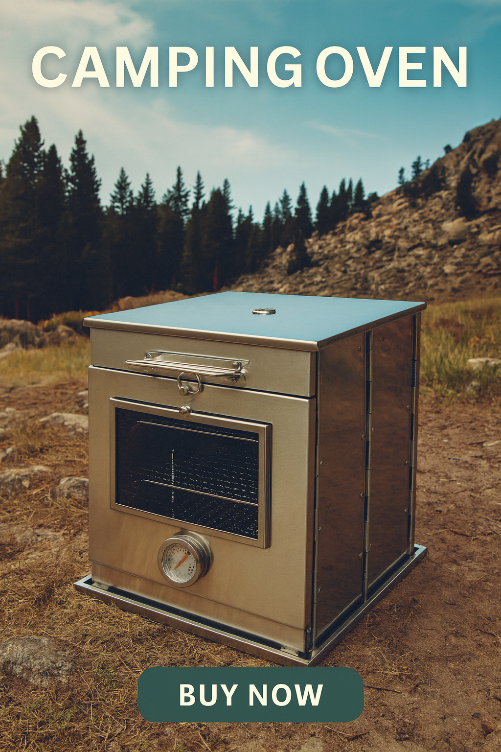 Stainless Steel Foldable Camping Oven