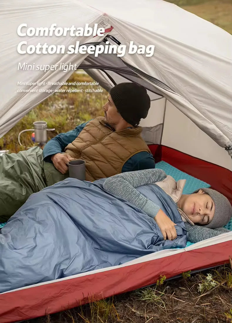 Ultralight Compact Sleeping Bag – Portable 3-Season Warmth for Camping, Hiking & Travel