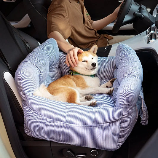 Cozy Ride™ Soft Pet Car Seat — Breathable Couch-Style Comfort